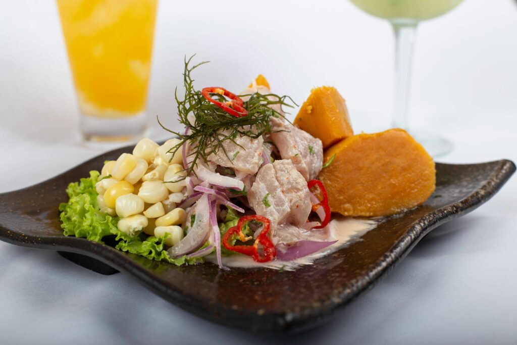 ceviche Peruvian cuisine