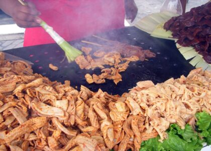 Peruvian street food