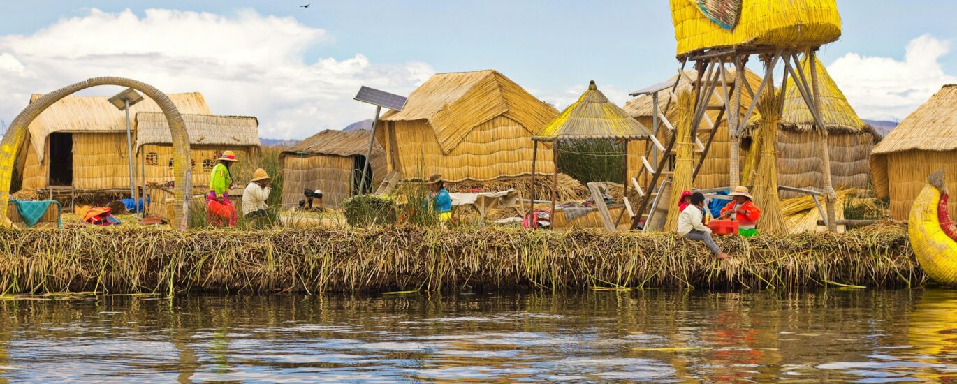 Uros on Lake Titicaca