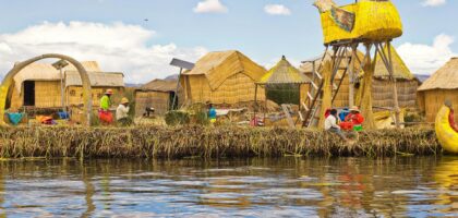 Uros on Lake Titicaca