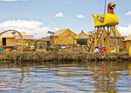 Uros on Lake Titicaca