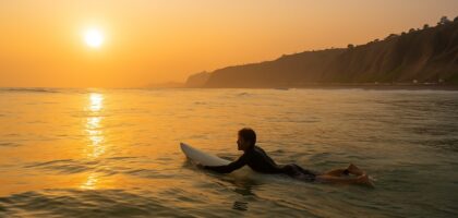 surfing in Peru