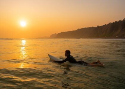 surfing in Peru